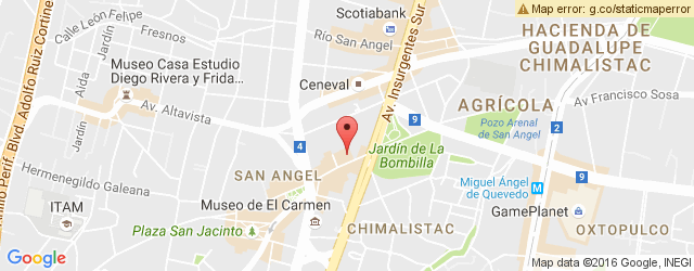 Mapa de ubicación de PUERTO MADERO, SAN ÁNGEL