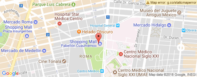 Mapa de ubicación de PERROS Y BURROS, CUAUHTÉMOC