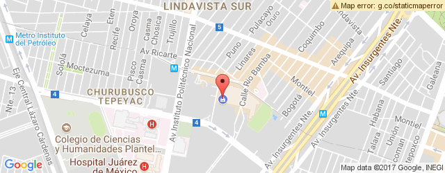 Mapa de ubicación de MR. SUSHI, LINDAVISTA