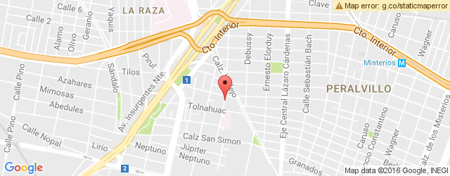Mapa de ubicación de LA UNIVERSAL, ZARCO