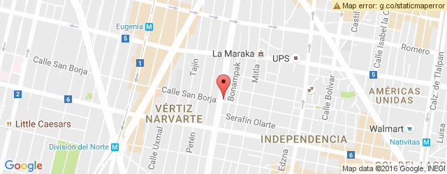 Mapa de ubicación de LA ZARZA, VÉRTIZ