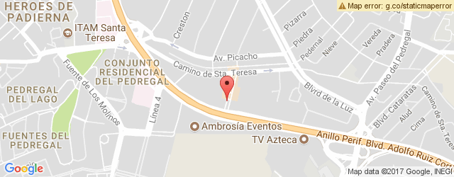Mapa de ubicación de ARRACHERA HOUSE, PERISUR