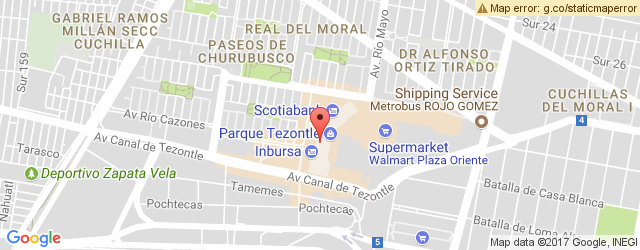 Mapa de ubicación de ARRACHERA HOUSE, PARQUE TEZONTLE