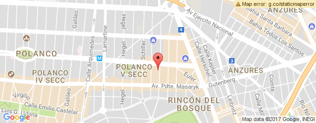Mapa de ubicación de FISHER'S, POLANCO