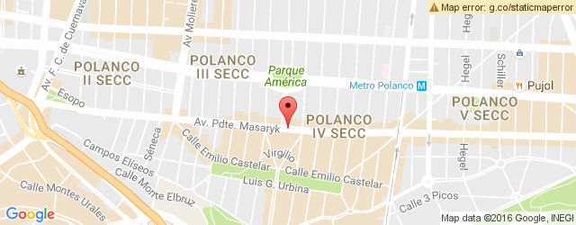 Mapa de ubicación de KLEINS, POLANCO