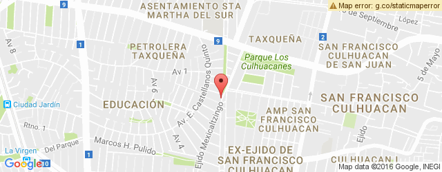 Mapa de ubicación de VICO GRILL EJIDO MEXICALTZINGO