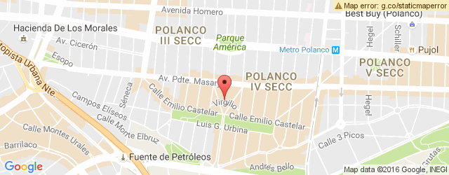 Mapa de ubicación de DAY LIGHT SALADS, POLANCO