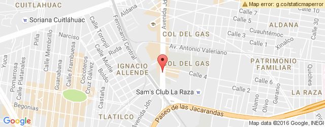 Mapa de ubicación de MADONNAS PIZZA, AZCAPOTZALCO