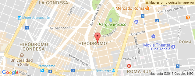 Mapa de ubicación de OJO DE AGUA, CONDESA