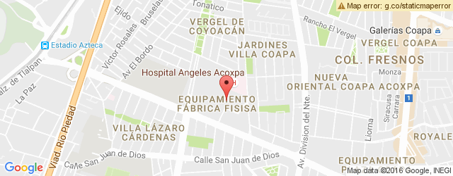 Mapa de ubicación de LA BUENA TIERRA, PASEO ACOXPA