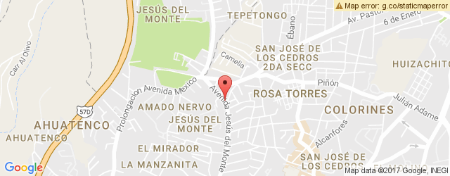 Mapa de ubicación de DULCES BESOS