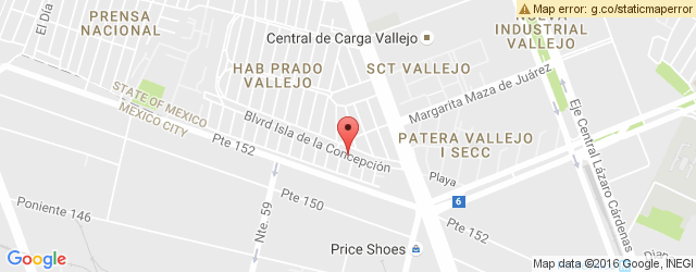 Mapa de ubicación de FONDA MARTINA, VALLEJO