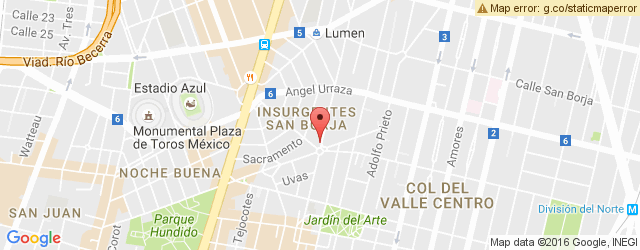 Mapa de ubicación de LOS TACOTEROS