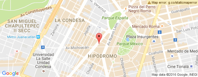 Mapa de ubicación de TOMÁS CASA EDITORA DE TÉ, CONDESA